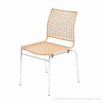 Leisure Wicker Chair, Made of Base Paper Cane and Painted Frame, Sized 500 x 520 x 830mm